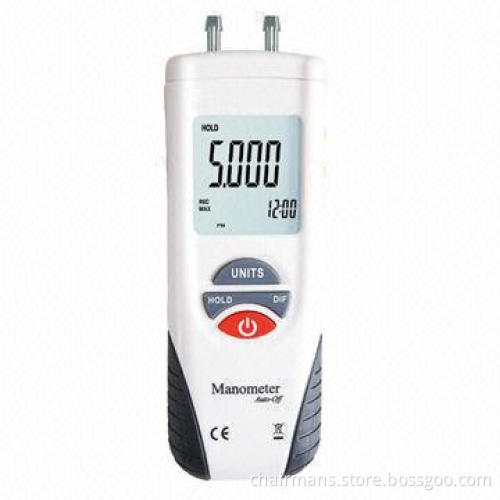 Digital Manometer, LCD, Data Hold, Error Code, Zero Adjustable, DIF Function